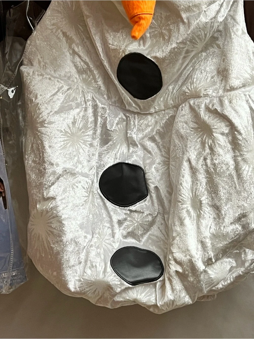 Disney Frozen II Olaf Toddler Costume Size 3-4 Halloween 3 Piece Snowman Outfit